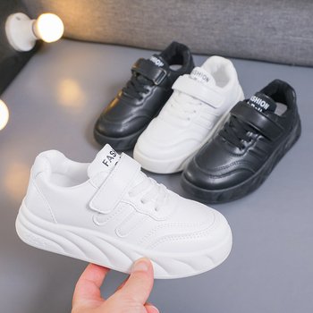 Bērnu sporta apavi, PU augšdaļa, gumijas zole, zemais siluets, brīvā laika stils, vecums 4–12 gadi