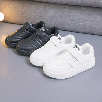 Bērnu sporta apavi, PU augšdaļa, gumijas zole, zemais siluets, brīvā laika stils, vecums 4–12 gadi