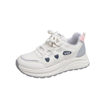 Sportiniai laisvalaikio bateliai — Korėjiečio stiliaus, laisvas dizainas — Viršutinė dalis iš dirbtinio PU — Apvali priekinė dalis — Guminė padas