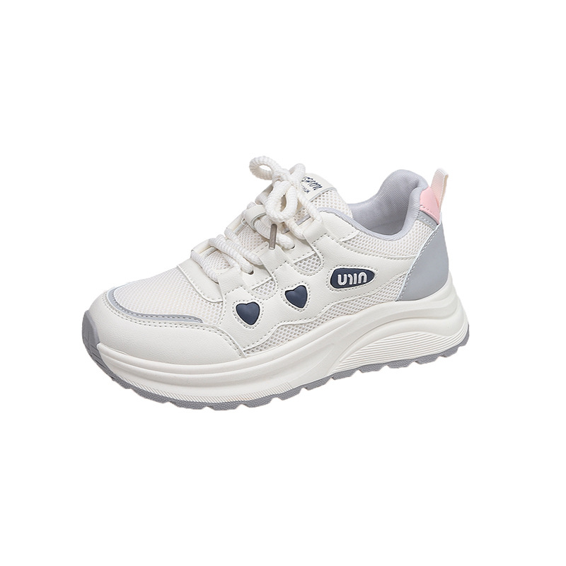 Sportiniai laisvalaikio bateliai — Korėjiečio stiliaus, laisvas dizainas — Viršutinė dalis iš dirbtinio PU — Apvali priekinė dalis — Guminė padas