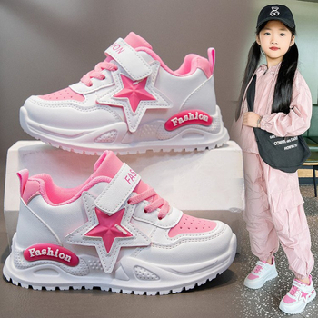 Παιδικά αθλητικά παπούτσια για άνοιξη 2025: επάνω μέρος από συνθετικό δέρμα, σόλα από καουτσούκ, κλείσιμο Velcro, ρίγες, ηλικία 4–6 ετών, unisex