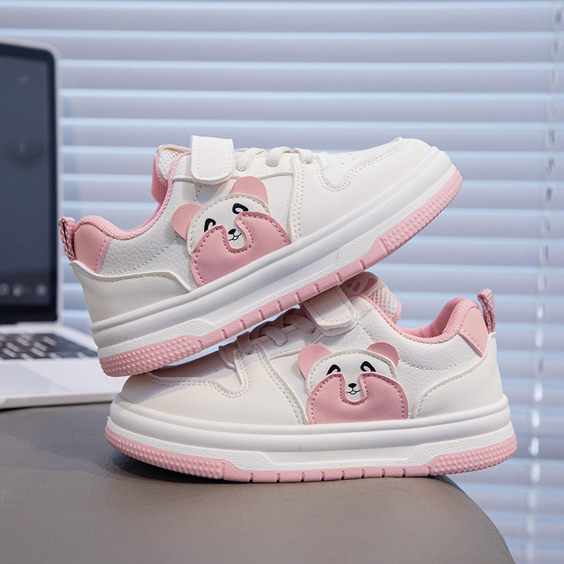 Bērnu sneakers – augšējā daļa no mikrošķiedras ādas, guma zole, Velcro aizdare, karikatūras raksts, zoles injekcijas formēšanas tehnoloģija