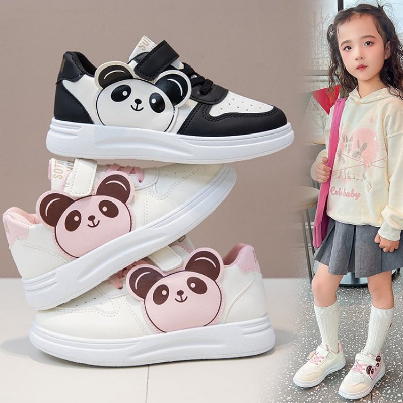 Bērnu zemie tenisīši ar karikatūras rakstu, augšdaļa no mākslīgās ādas, Velcro aizdare, gumijas zole