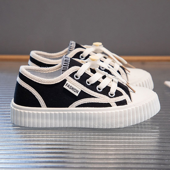 Bērnu auduma kedas, universālas, zemais profils, svītrainais raksts, šņorēšana priekšā