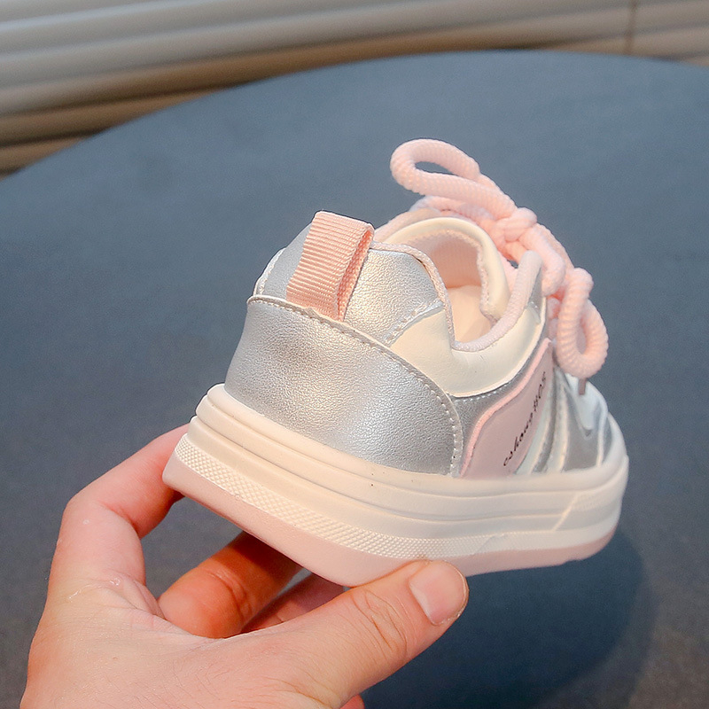 Ikdienas bērnu kurpes, mākslīgā PU augšdaļa, plāna zole, vecums 4–16 gadi