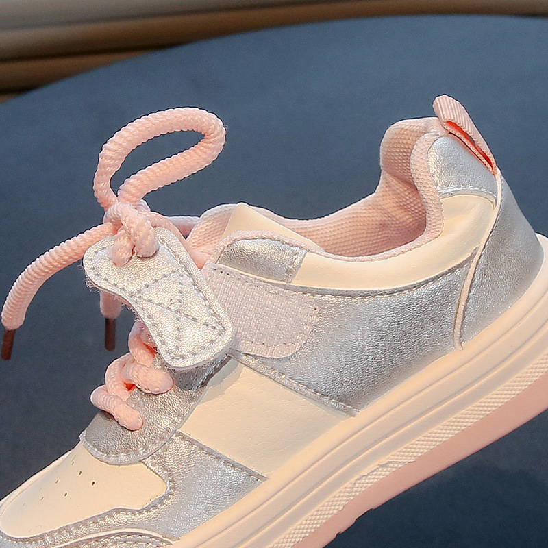 Ikdienas bērnu kurpes, mākslīgā PU augšdaļa, plāna zole, vecums 4–16 gadi