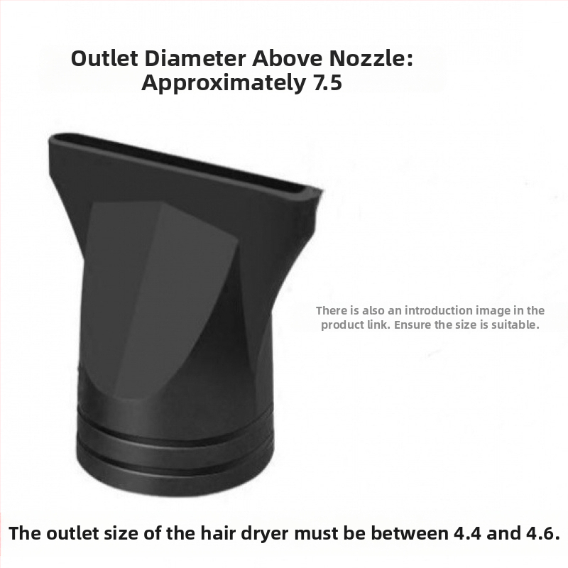 Džiovintuvo antgalis – dakso formos koncentratorius, atsparus aukštai temperatūrai, profesionaliam kirpimo salonui; prekinis ženklas: Other; kilmė: Kinija; modelis: Other; išleistas 2023