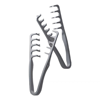 Matu ķemme no ABS materiāla, universāls stilizēšanas instruments sakņu pacelšanai un apjomam