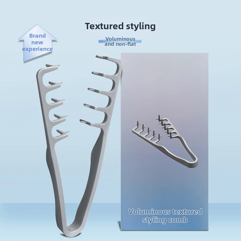 Matu ķemme no ABS materiāla, universāls stilizēšanas instruments sakņu pacelšanai un apjomam