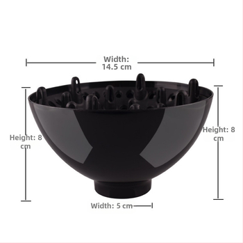 Plaukų džiovintuvo gaubtas salonui su nailono korpusu, brushless variklis, 3 oro srauto greičiai, triukšmas iki 36 dB