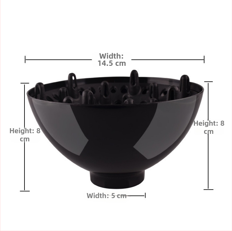 Plaukų džiovintuvo gaubtas salonui su nailono korpusu, brushless variklis, 3 oro srauto greičiai, triukšmas iki 36 dB