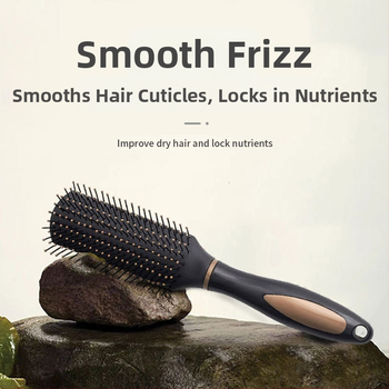 Dr. Fat Pieptene cu pernă de aer – pentru păr lung și creț, masaj, anti-statice