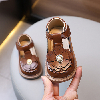 Δερμάτινα παπουτσάκια μωρών για κορίτσια, άνω μέρος από συνθετικό δέρμα, γλυκό στυλ, προέλευση Taizhou, Zhejiang