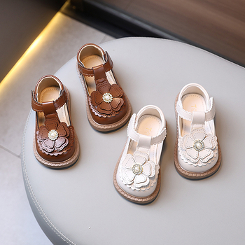 Δερμάτινα παπουτσάκια μωρών για κορίτσια, άνω μέρος από συνθετικό δέρμα, γλυκό στυλ, προέλευση Taizhou, Zhejiang