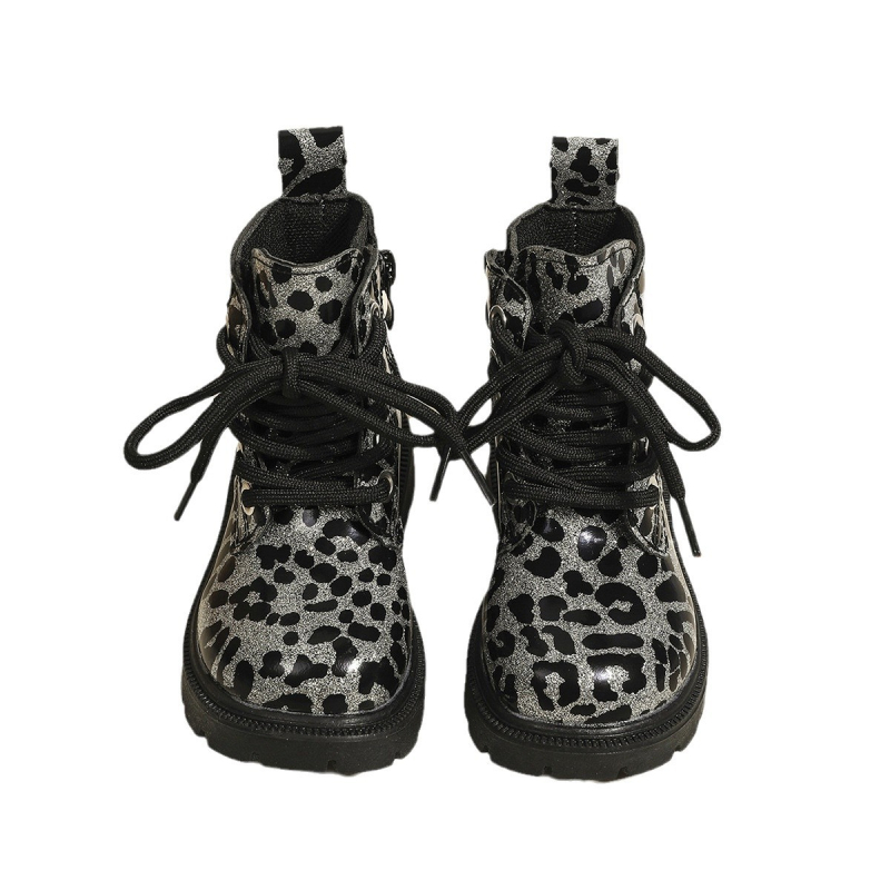 Meitenēm Martins zābaki, sānu aizdare, viegli, augšdaļa no sintētiskās ādas, gumijas zole, piemēroti pavasarim un rudenim