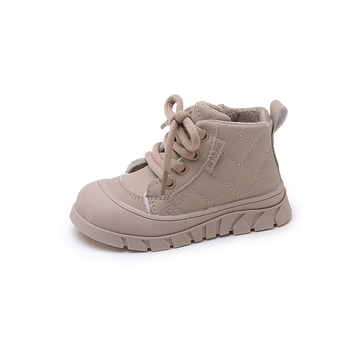 Bērnu Martin stila ziemas zābaki 2024: mīksta zole, pretslīdēšana, fleece iekšējā odere, biezs, sānu rāvējslēdzējs (PU augšdaļa, gumijas zole, īss augšdaļa, ziema 2024)