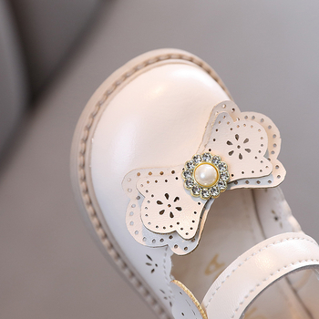 Παπούτσια μωρού κοριτσιού από microfiber δέρμα, στυλ πριγκίπισσας, για ηλικίες 12–36 μηνών, άνοιξη-φθινόπωρο, αντιολισθητική σόλα