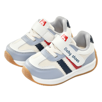Unisex βρεφικά παπούτσια για περπάτημα, με επάνω μέρος από δίχτυ, μαλακό πάτο, Velcro κλείσιμο, αναπνεύσιμα και αντιολισθητικά, 12–36 μηνών