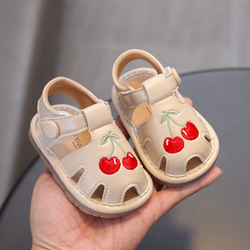 Παιδικά σανδαλάκια περπατήματος – συνθετικό δέρμα επάνω, κλείσιμο Velcro, αναπνεύσιμη άνεση, αντιολισθητική σόλα, χαμηλός αστράγαλος, καλοκαίρι και άνοιξη