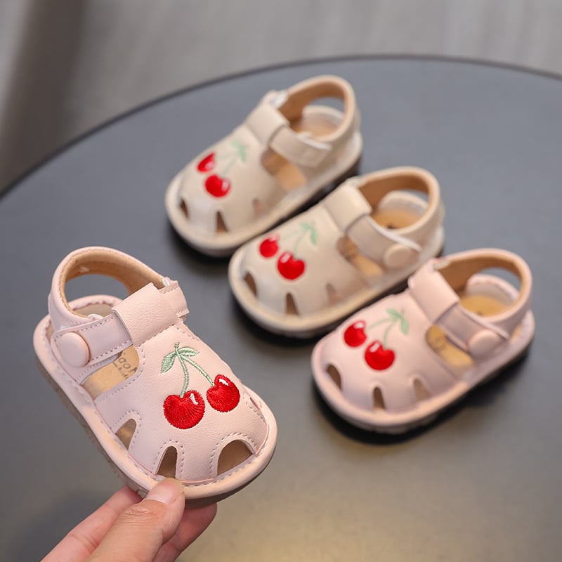 Dječje sandale za hodanje – sintetička koža, Velcro zatvaranje, prozračnost, protuklizna podloga, niski gležanj, ljeto i proljeće