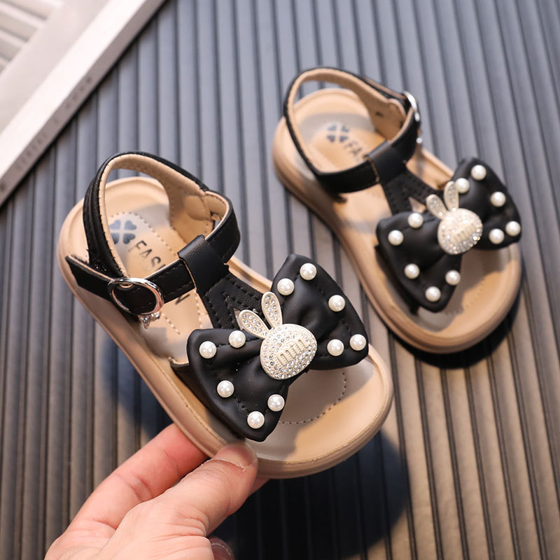 Princese sandales meitenēm (1–3 gadi) - augšējais materiāls mikrošķiedras āda, zole EVA, Velcro aizdare, karikatūras raksts