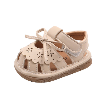 Παιδικά σανδάλια κοριτσιών – στυλ πριγκίπισσα, επάνω μέρος από microfiber δέρμα, Velcro κούμπωμα, διαπνοή, αντιολισθητικά, ανθεκτικά στη φθορά, ηλικίες 12–36 μηνών, καλοκαίρι
