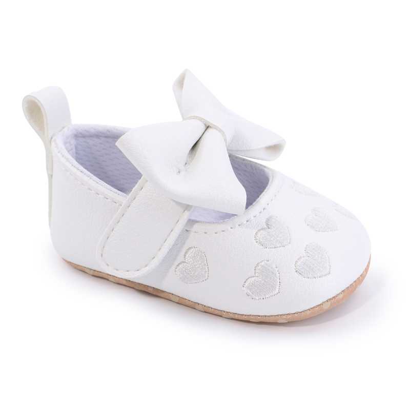 Pantofi pentru copii mici – Mary Jane, stil prințesă, din PU piele, închidere Velcro, respirabili și anti-derapare