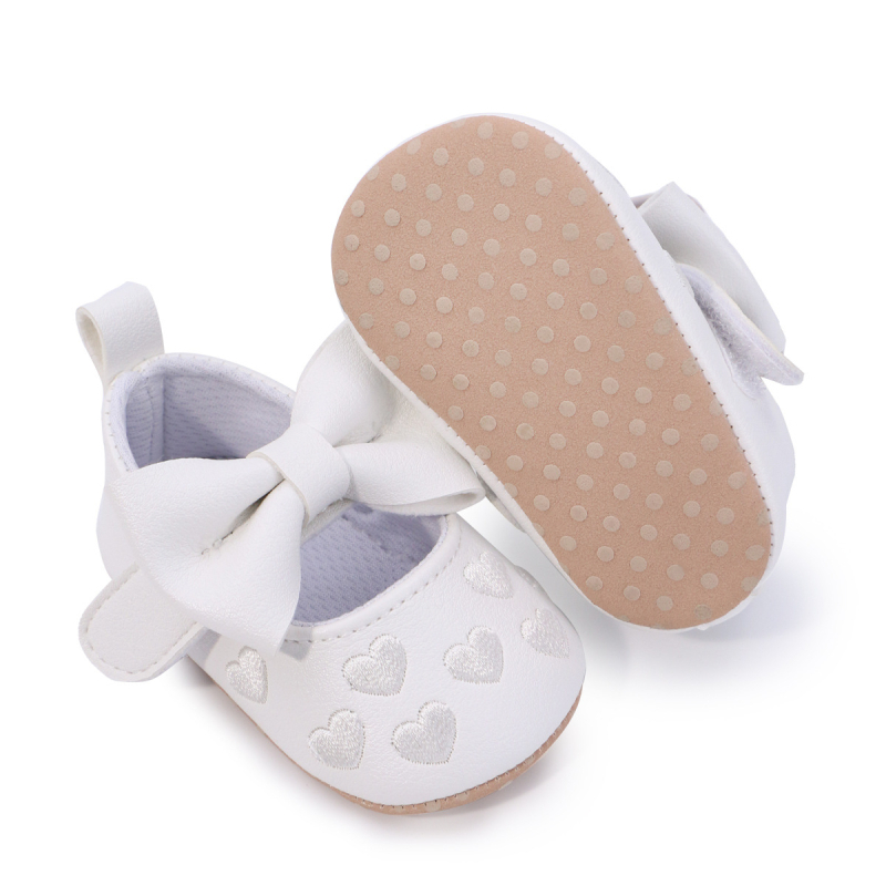 Pantofi pentru copii mici – Mary Jane, stil prințesă, din PU piele, închidere Velcro, respirabili și anti-derapare