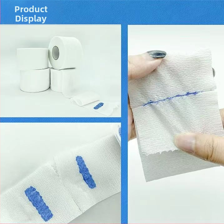 Vienreizēja kakla papīra matu griezumam, paplašināta kakla aizsardzība, galvas iesaiņošanai paredzētais papīrs pret matu daļiņām (šalles papīrs, 400 g, vispārēja lietošana)