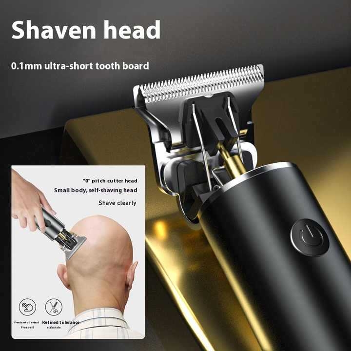 Elektriskais griezējs ar LED displeju, griežamā galva ar trim asmeņiem, pilnībā automātiska tīrīšana, akumulatora darbības laiks 1-5 stundas, dubultā barošana.