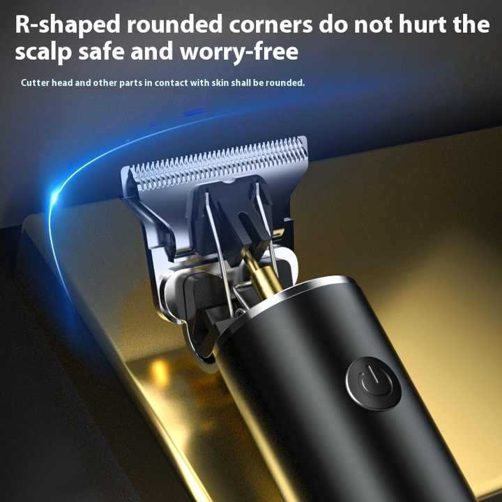 Elektriskais griezējs ar LED displeju, griežamā galva ar trim asmeņiem, pilnībā automātiska tīrīšana, akumulatora darbības laiks 1-5 stundas, dubultā barošana.