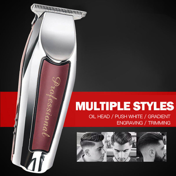 Електрическа машинка за подстригване с сменяема и миеща се глава за подстригване, ножове от неръждаема стомана, четков мотор, вградена батерия 800–1000 mAh, време на работа 1–3 ч