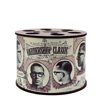 Frizieru instrumentu uzglabāšanas kārba ar neslīdošu pamatu – retro personalizēts dizains šķērēm un ķemmēm