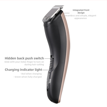 Elektriska matu griezējs mājas lietošanai, uzlādāms, modelis AT-1210, nerūsējošā tērauda griešanas galva, piemērots pieaugušajiem un bērniem