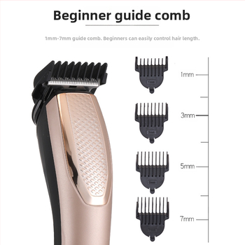 Elektriska matu griezējs mājas lietošanai, uzlādāms, modelis AT-1210, nerūsējošā tērauda griešanas galva, piemērots pieaugušajiem un bērniem