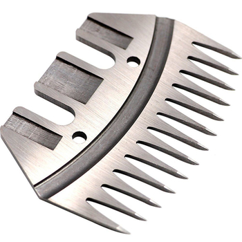 Elektrinės vilnos žnyplų ašmenys – aukštas kietumas, gera patvarumas, aštrus; 13/9 tiesus ir 13/9 išlenktas