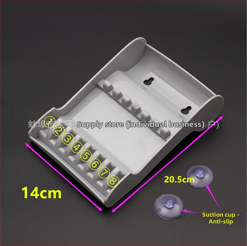 Frizieru šķērēm kaste ar neslīdošu turētāju – frizieru salonam organizētājs