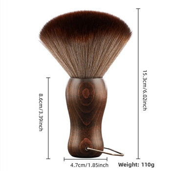 Εργαλεία Κομμωτικής — Μαλακή βούρτσα με ίνες για καθαρισμό, καθαρό βάρος 120 g, μάρκα Haircut and hair removal, για γενική χρήση