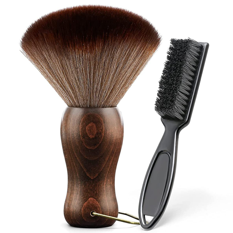 Unelte de coafură — perie din fibră moale pentru curățare, greutate netă 120 g, brand Haircut and hair removal, pentru uz general