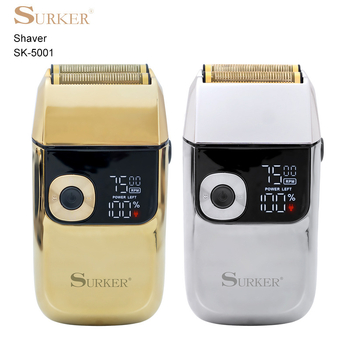 Surker elektriskais skuveklis ar 2 asmeņiem, pilnībā mazgājams, LED displejs, 120 min darbības laiks