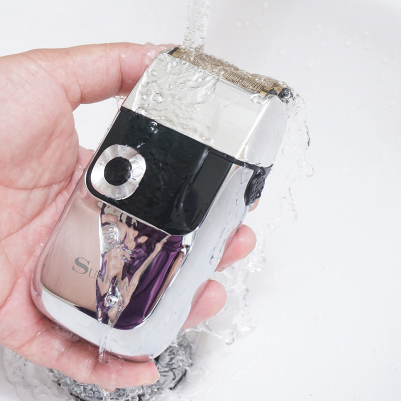 Surker elektriskais skuveklis ar 2 asmeņiem, pilnībā mazgājams, LED displejs, 120 min darbības laiks