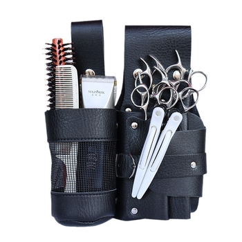 Τσάντα εργαλείων κομμωτικής με θήκη ψαλιδιών και αποθήκευση για κούρεμα, ζώνη μέσης, μάρκα Mazorik/meizhongqi, καθαρό βάρος 300 g