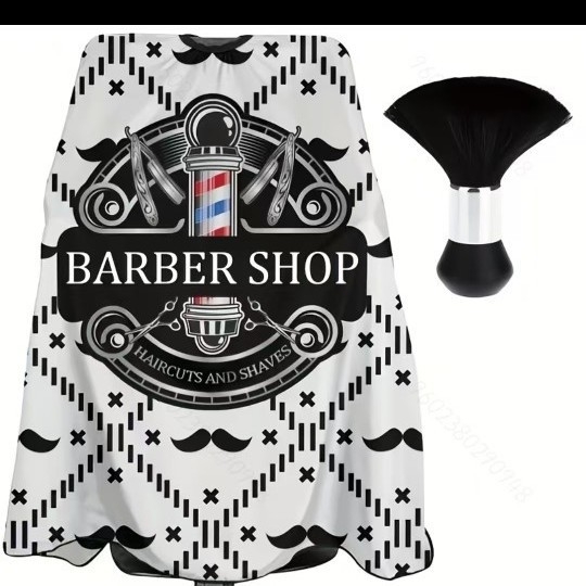 Matu krāsošanas šalle, ūdensdroša, profesionālam frizieru salonam, pieaugušo izmantošanai, krāsošanai un skūšanai