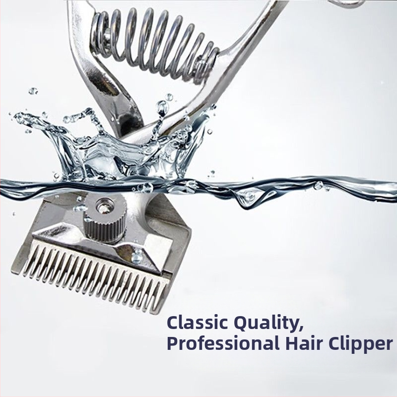 Ръчна подстригваща машинка за домашна употреба — тихо работеща, старомоден бръснарски стил, Guizaki