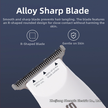 Shengfa RFCD-3020 elektriskais matu griezējs – divu veidu barošana (uzlāde vai ar ligzdu), ūdensizturīgs, vispārējai lietošanai