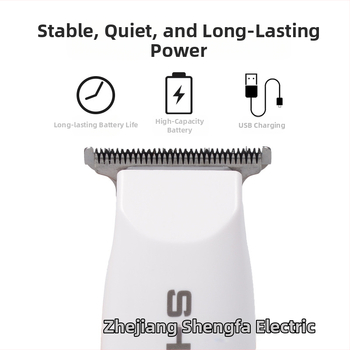 Shengfa RFCD-3020 elektriskais matu griezējs – divu veidu barošana (uzlāde vai ar ligzdu), ūdensizturīgs, vispārējai lietošanai