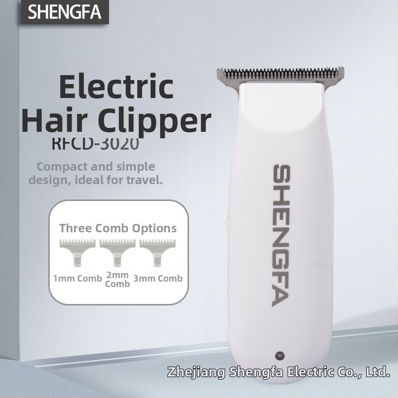 Shengfa RFCD-3020 elektriskais matu griezējs – divu veidu barošana (uzlāde vai ar ligzdu), ūdensizturīgs, vispārējai lietošanai