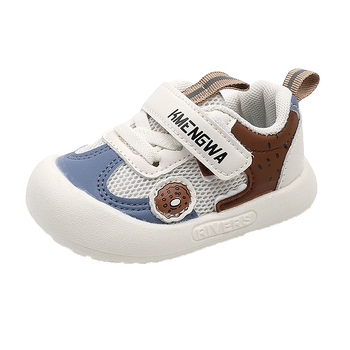 Λειτουργικά παπούτσια για βρέφη/νήπια 12–36 μηνών – αναπνεύσιμο πάνω μέρος από δίχτυ, αντιολισθητική σόλα, κλείσιμο Velcro, χαμηλός αστράγαλος