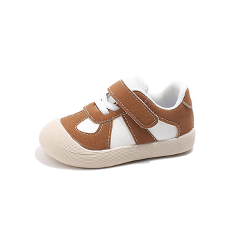 Παιδικά παπούτσια τρεξίματος για 12–36 μηνών | Κορεατικό στυλ, μαλακή αντιολισθητική σόλα, επάνω συνθετικό δέρμα, Velcro κλείσιμο, Άνοιξη 2025