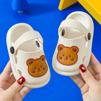 Bērnu clog apavi ar PVC augšējo daļu, pretslīdoši, mīksta zole, divkāršs valkāšanas veids, vasarai